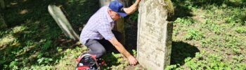Am jüdischen Friedhof Kobersdorf, 14. Juli 2023