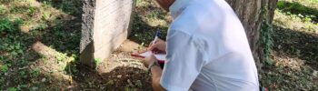Am jüdischen Friedhof Kobersdorf, 14. Juli 2023