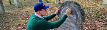 Am jüdischen Friedhof Kobersdorf, 24. Februar 2023