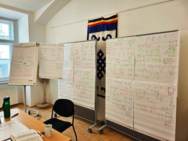 Hebräischkurs in Wien, im Zentrum im Werd, Oktober 2025
