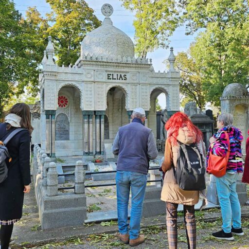 Hebräischkurs Wien, Oktober 2025, Zentralfriedhof Elias-Mausoleum