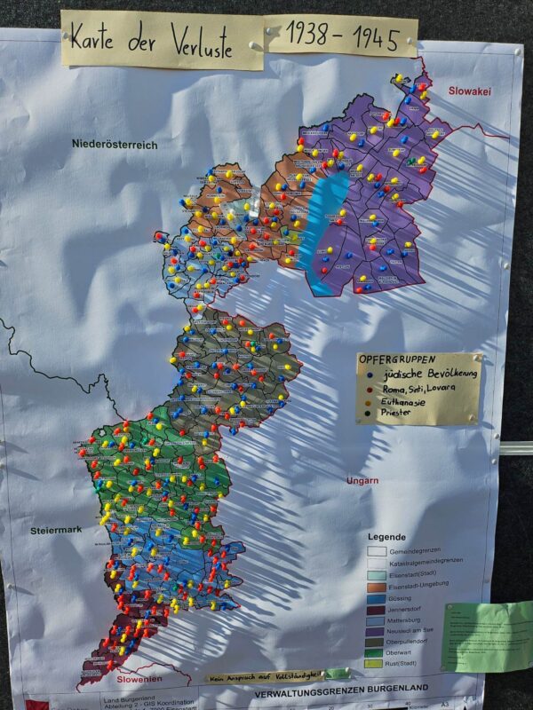 Die Opfer der Schoa und des Holocausts im Burgenland