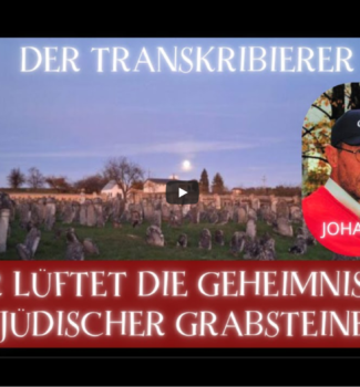 Screenshot YouTube-Kanal Schattenwispern von Sonja Wolfer, Folge 18 'Das Geheimnis jüdischer Grabsteine'