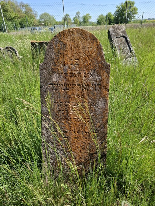 Grabstein Levi Goldschmied, jüdischer Friedhof Gattendorf