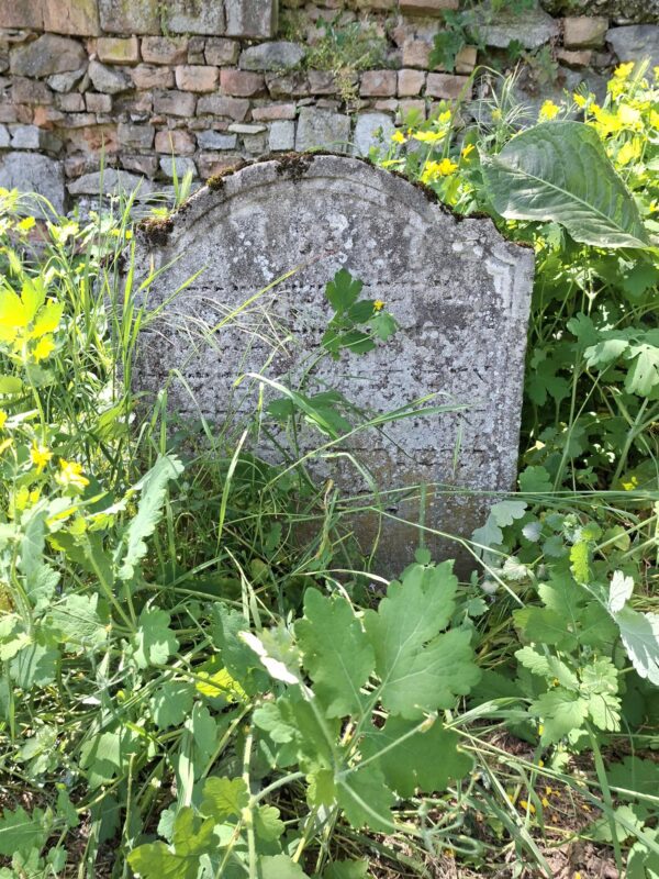 Grabstein am jüdischen Friedhof Kittsee